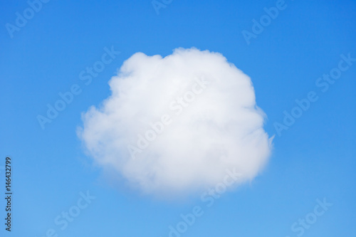 Fototapeta Naklejka Na Ścianę i Meble -  white cloud on blue sky background