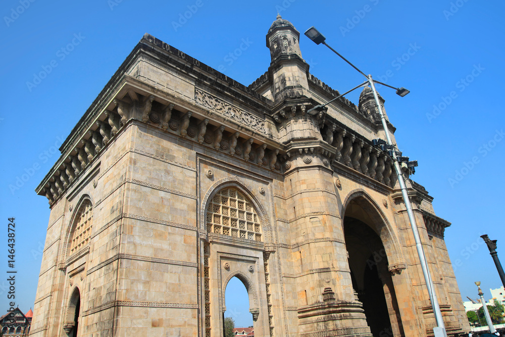 Gate way of India arch in Mumbai, India