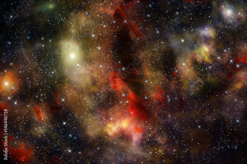 deep space star nebula background