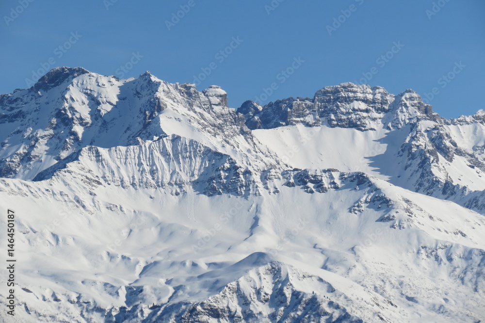 Rhône-Alpes - Savoie - Vue sur le Dôme de Miage
