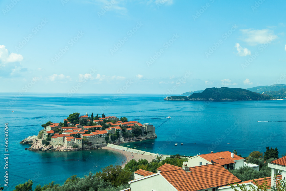 Island of Sveti Stefan, Montenegro