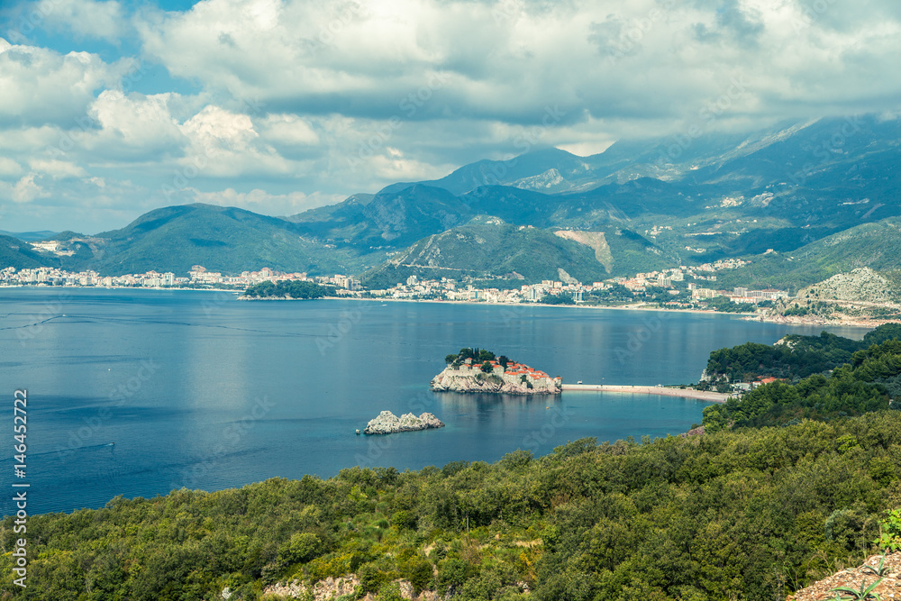 Island of Sveti Stefan, Montenegro
