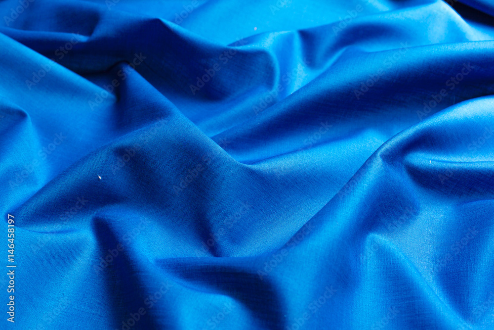 blue silk fabric background blue silk fabric background