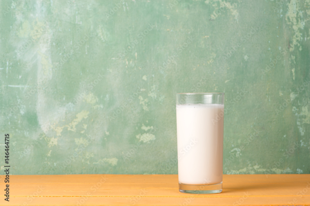A glass of milk A glass of milk
