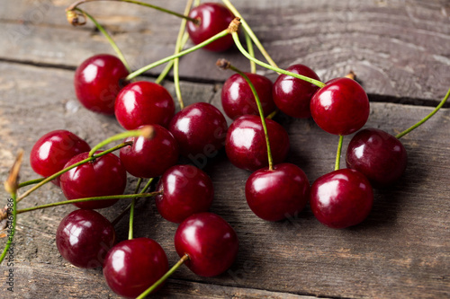juicy red cherry background.
