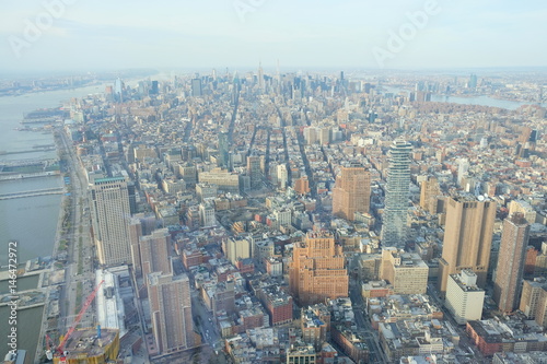 View at New York Midtown from One World Trade Center
