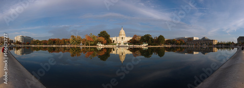The Capitol and Reflection Pool, in panoramic view