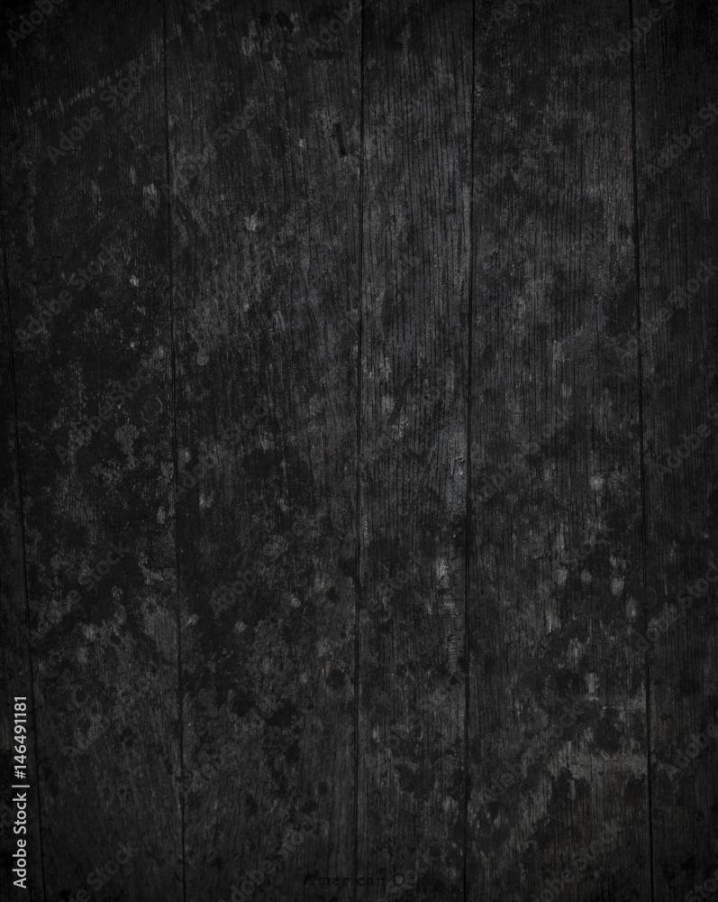 Fototapeta premium Textured dark wooden background