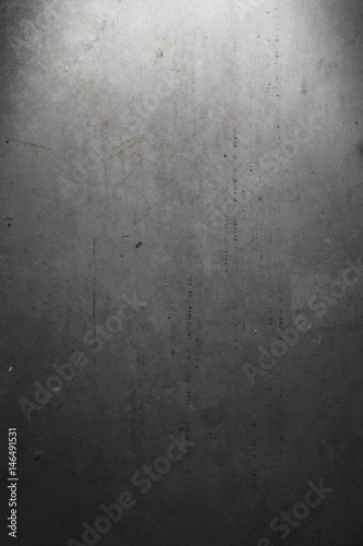 Gray concrete background with light