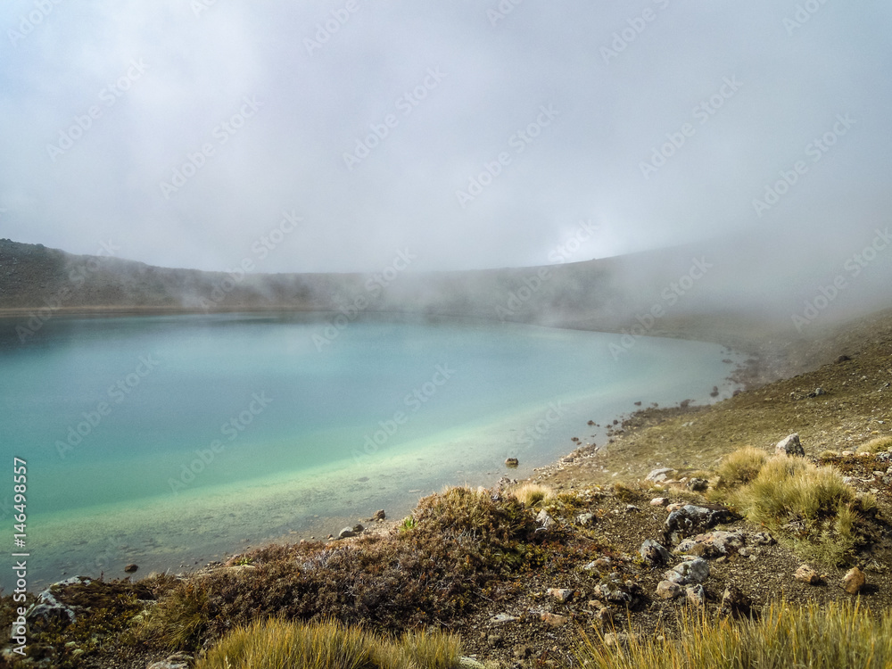 Alpine Crossing in New Zealand - Stock Image