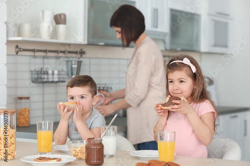 Cute little children having...