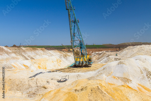 lay quarry near the town of Pology photo