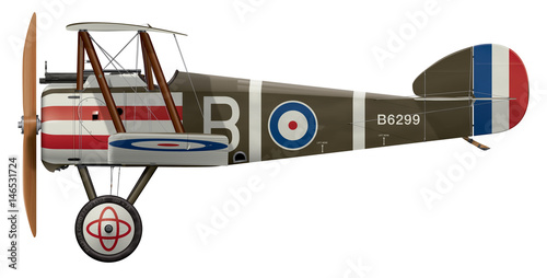 Sopwith Camel B6299 - Side Profile View