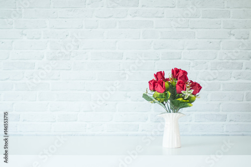 Vase on a wooden table