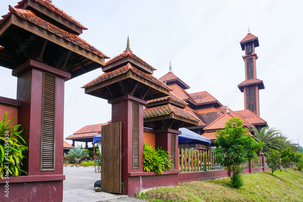 wooden mosque 