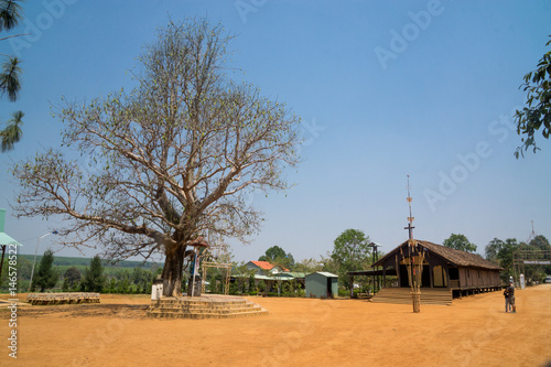 Old wooden Church in Vietnam