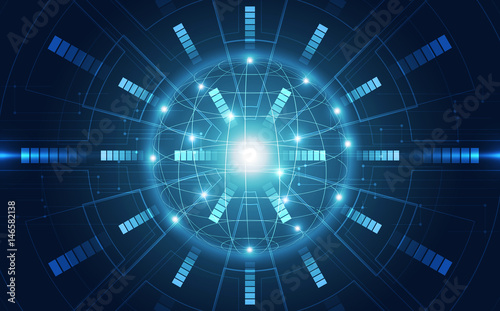 Abstract digital technology concept. vector background