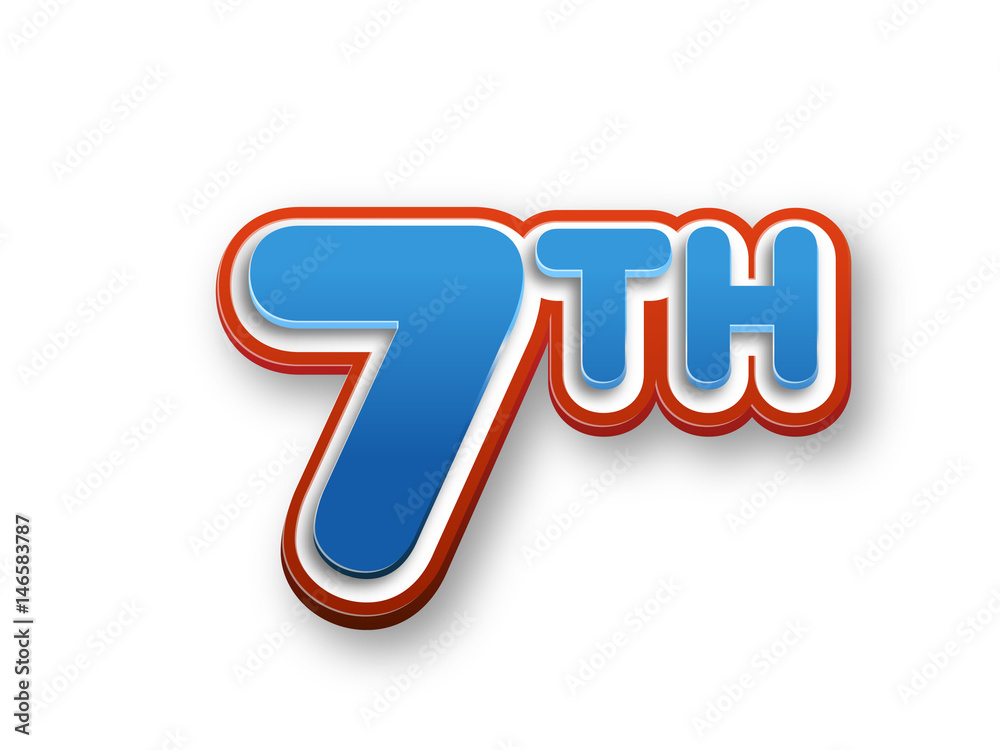 7th celebration event number for poster or invitation 7th celebration event number for poster or invitation