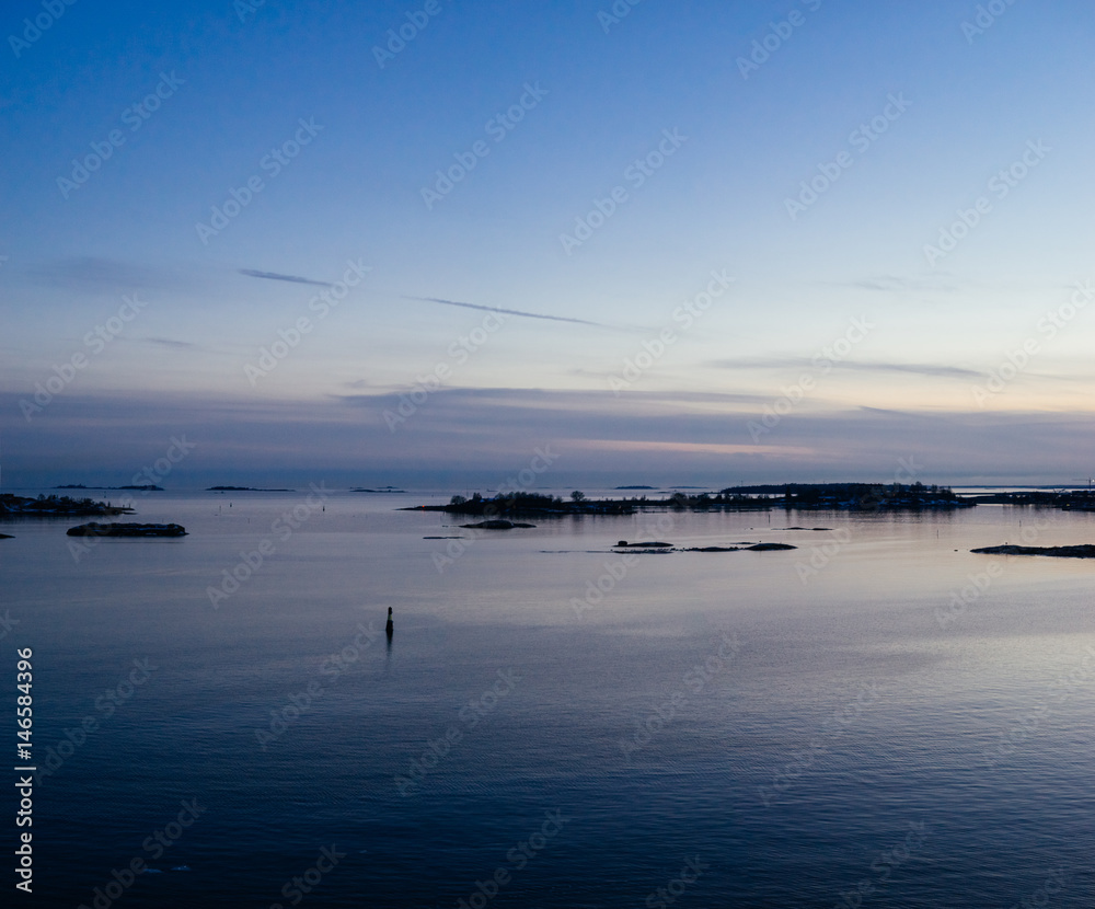 Small inhabited islands near Helsinki