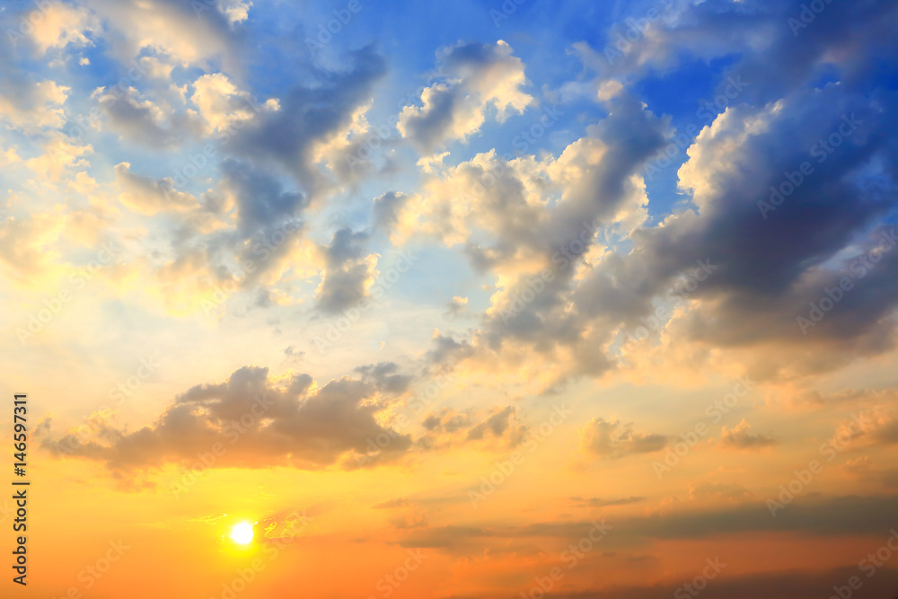 Fototapeta premium Beautiful sky atmosphere.