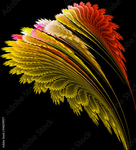 Fractal art background for creative design.