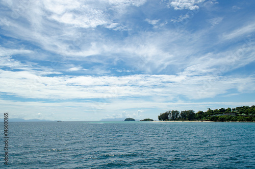 The Sea and Mountain at Koh ha, Similan No.5, a Group of Similan Islands in The Andaman Sea Thailand. © ruzella