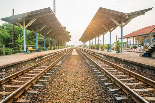 Rail track way transport in thailand