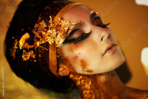Woman as Goddess Isis  photo