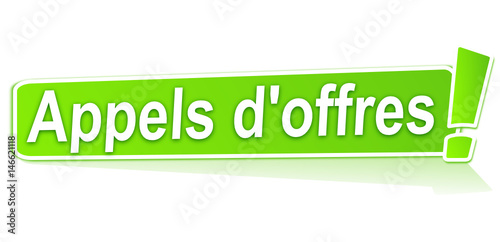 appels d'offres sur étiquette verte