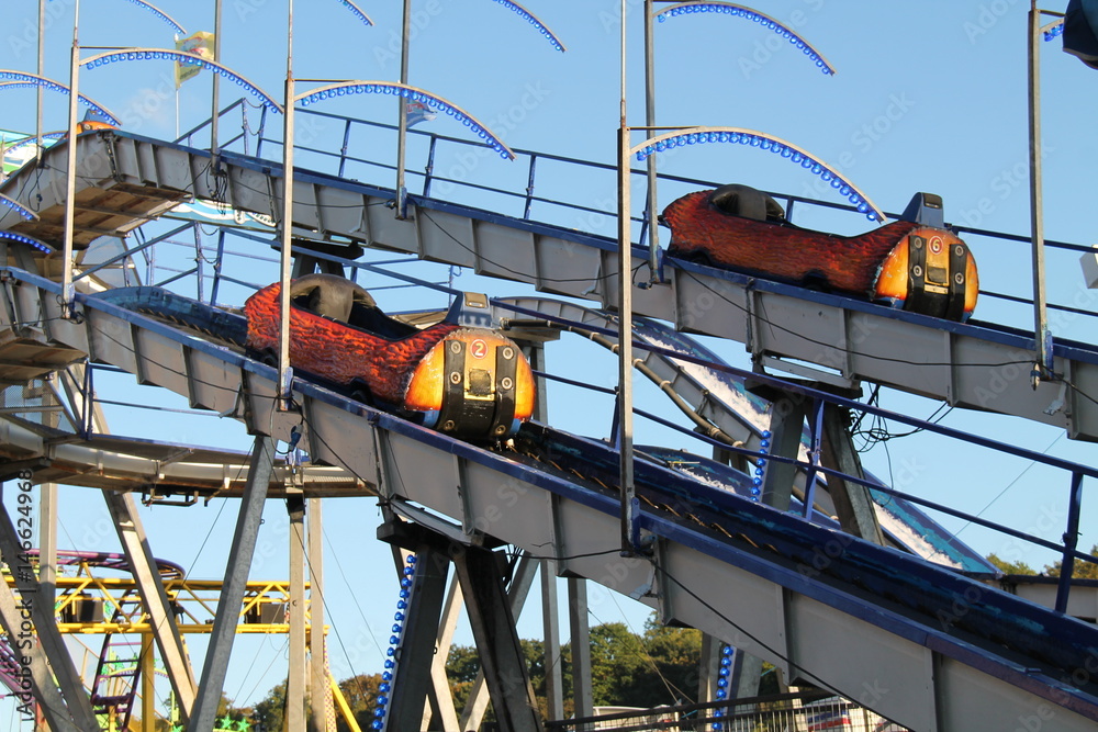 Busch gardens log flume ride hi-res stock photography and images