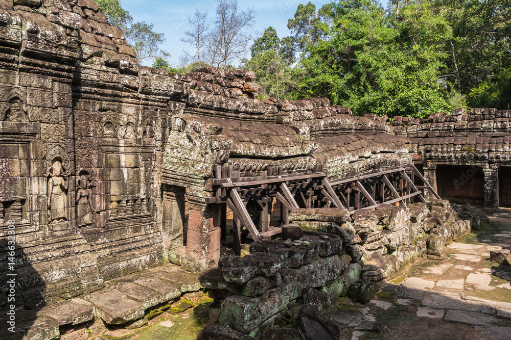 Banteay Kdei temple in Angkor, Siem Reap, Cambodia. Banteay Kdei temple in Angkor, Siem Reap, Cambodia.