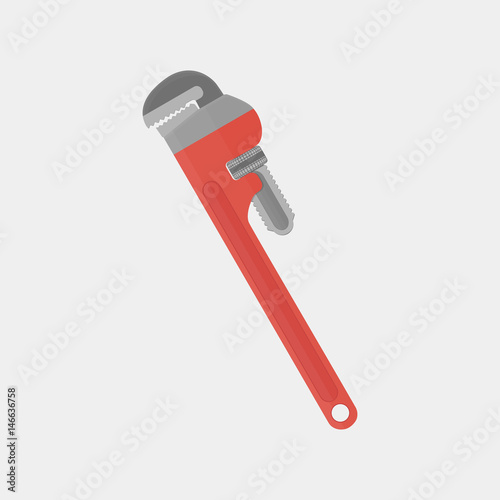 pipe wrench flat