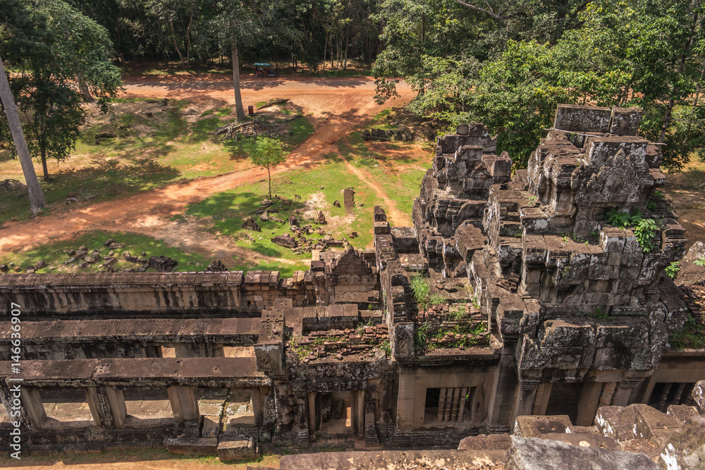 View from Ta Keo temple in Angkor, Siem Reap, Cambodia