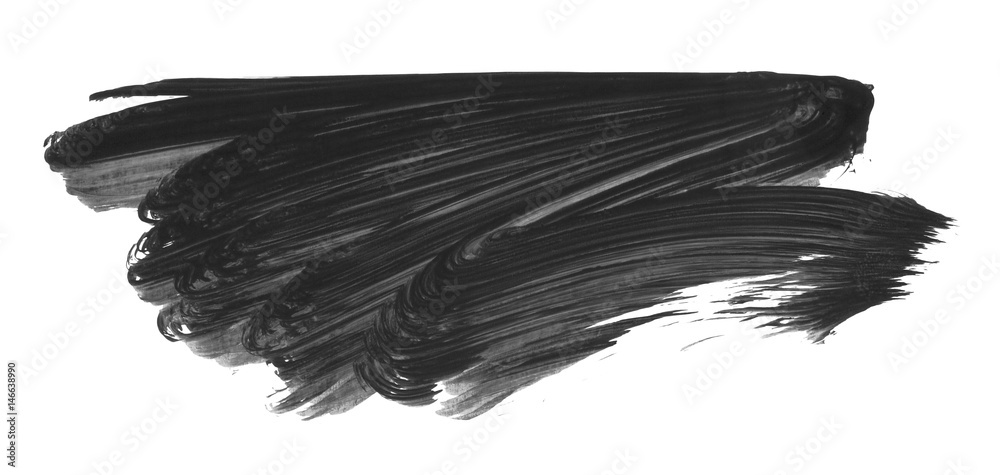Brush stroke and texture. Smear brush on a white background. Brush stroke and texture. Smear brush on a white background.