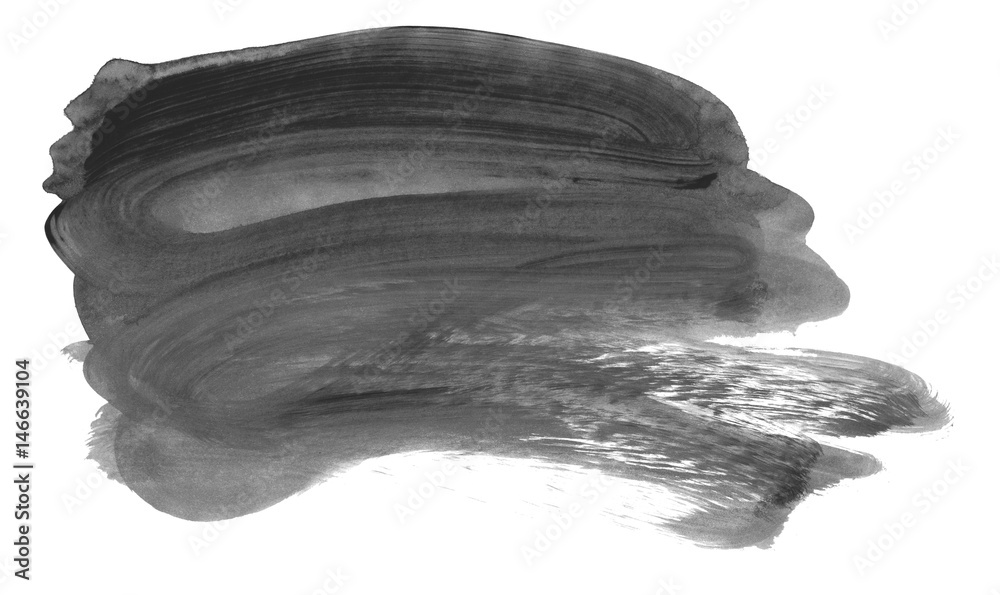 Brush stroke and texture. Smear brush on a white background. Brush stroke and texture. Smear brush on a white background.