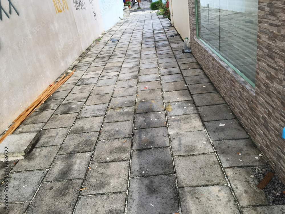 モルディブマーレの裏道地面 Roadside Ground Of Maldives Mare Stock Photo Adobe Stock