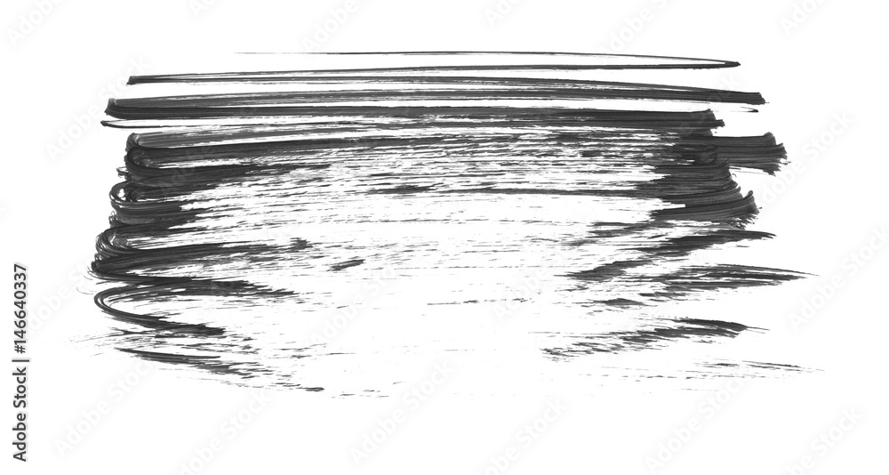 Brush stroke and texture. Smear brush on a white background. Brush stroke and texture. Smear brush on a white background.