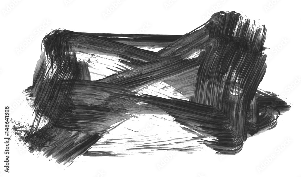 Brush stroke and texture. Smear brush on a white background. Brush stroke and texture. Smear brush on a white background.
