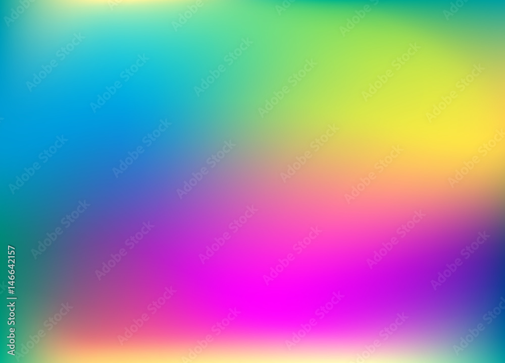 Rainbow pastel colored Holographic, colorful gradient background