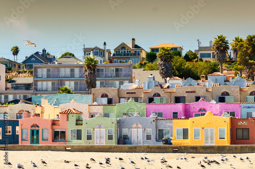Colorful residential development in Capitola, California photo