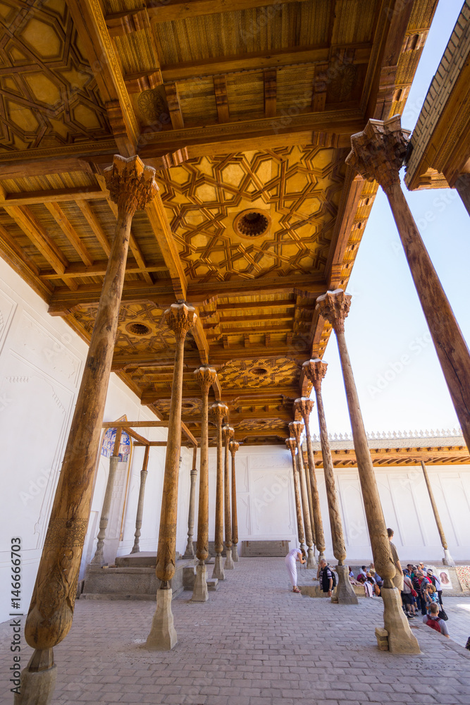 The Emir's central residence in Bukhara, Ark, 9-10th century AD, Uzbekistan