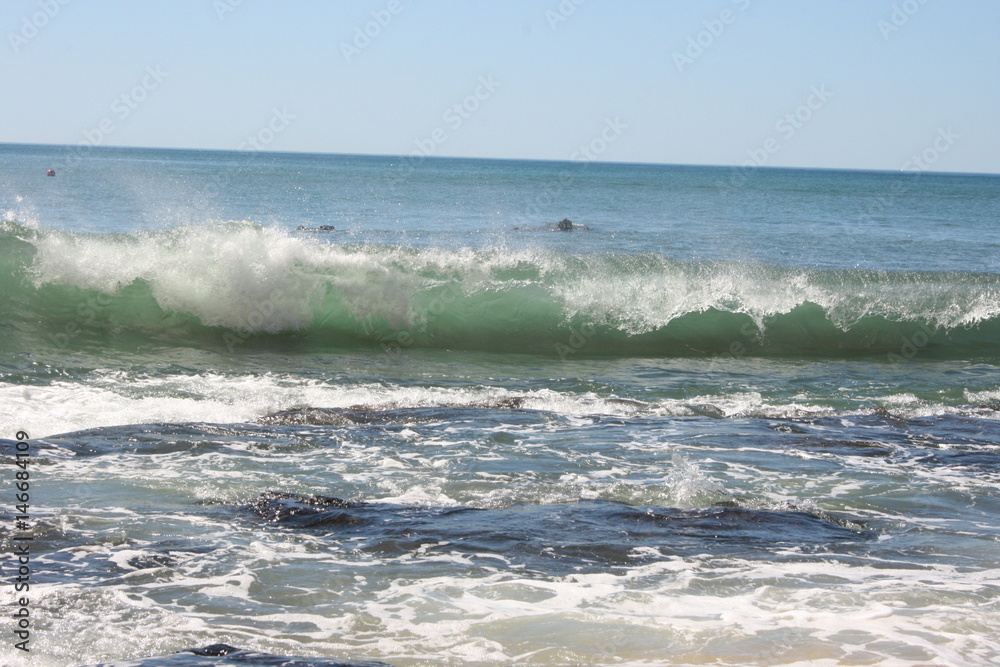 waves on Atlantic ocean