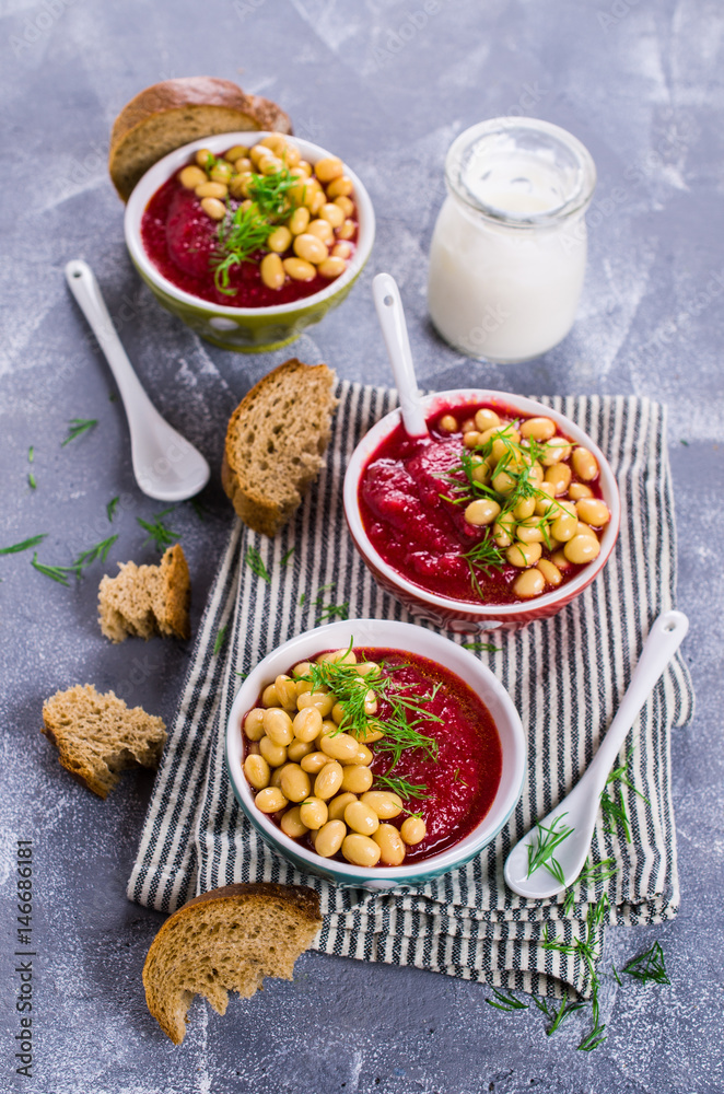 Velvet beet soup Velvet beet soup