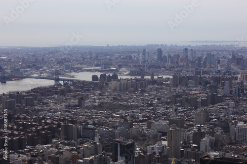View at Manhattan midtown from Rockefeller Center