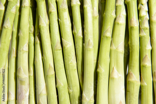 Fototapeta Naklejka Na Ścianę i Meble -  texture of green asparagus background