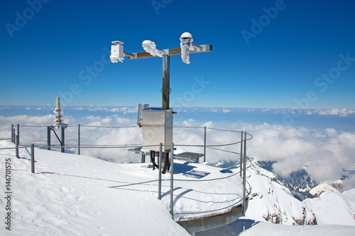 Bild auf Leinwand Weather station
