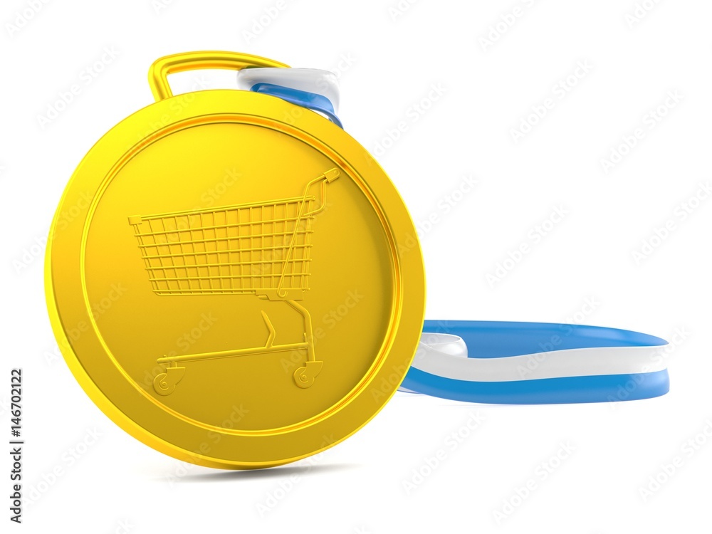 Obraz premium Shopping medal