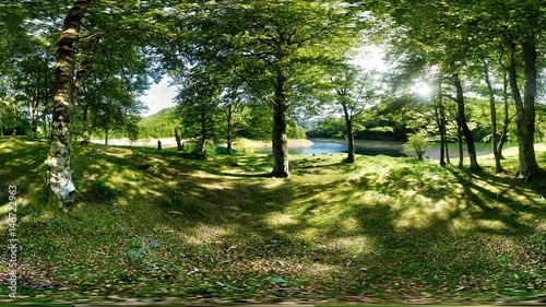 Leurza natural park in Navarra