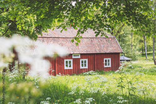 Schwedenhaus im Sommer