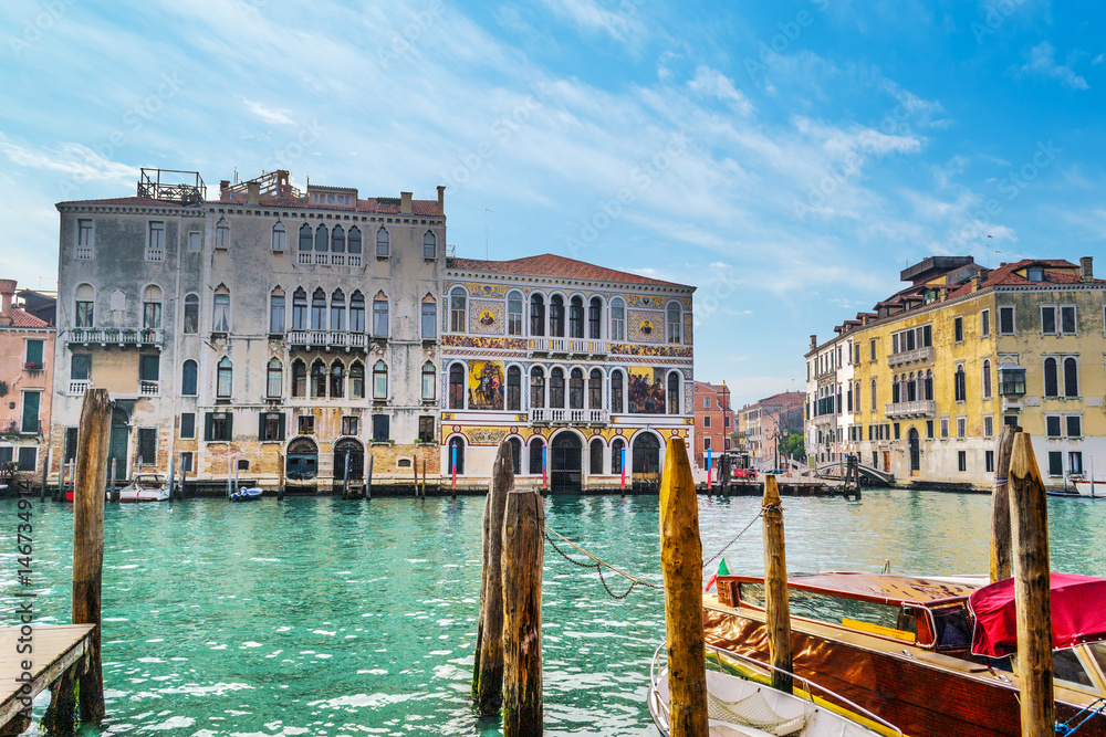 Venice Grand Canal on a sunny day